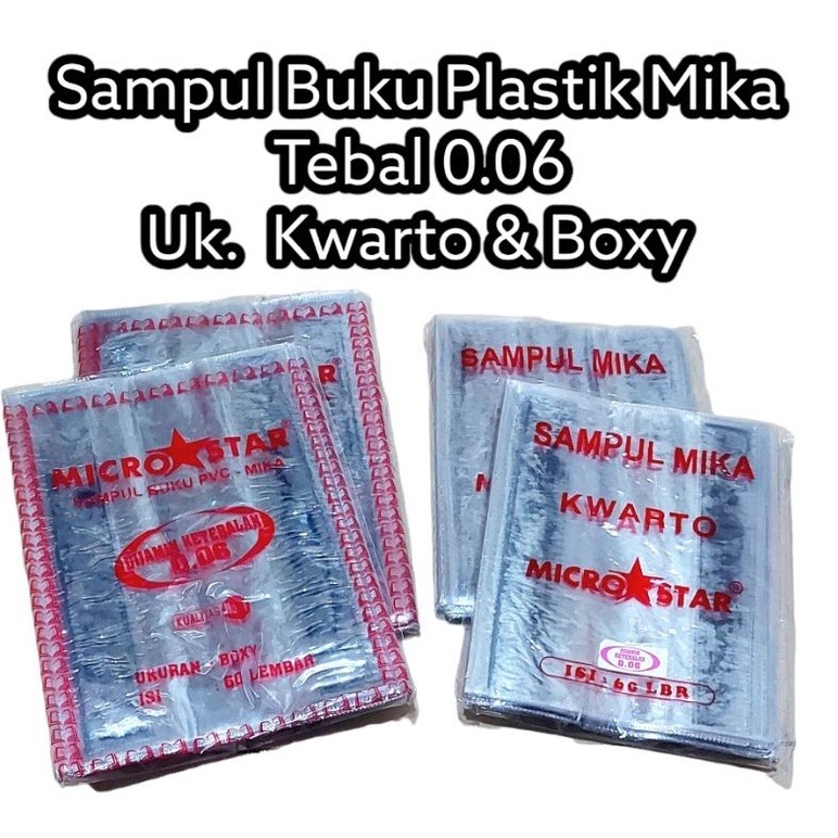 

KODE PRODUK LAQDR86 SAMPUL PLASTIK MIKA TEBAL 6 ukuran KWARTO DAN BOXY