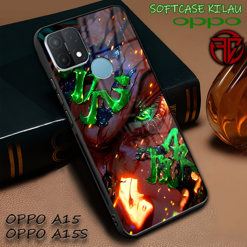 [AM40] Softcase Kilau Oppo A15 | Oppo A15s | Casing Kaca Mika | Kesing Keren Aesthetic [ Zoro ] | Pe