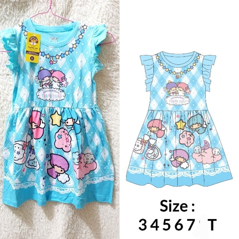 DRESS TWINKLE STAR CUDDLE ME BAJU ANAK