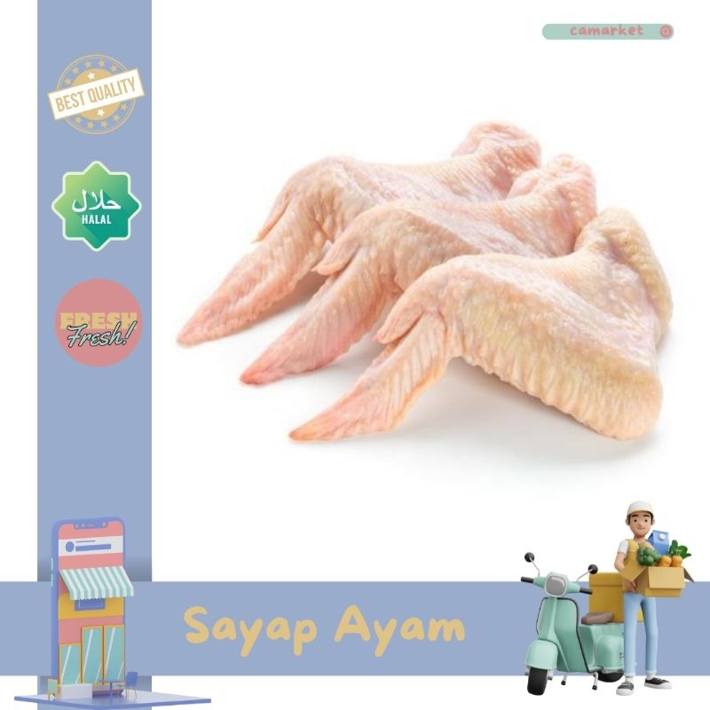 

Sayap Ayam | Chikcken Wing | Mentah Fresh Kualitas baik Kirim Instan hari ini