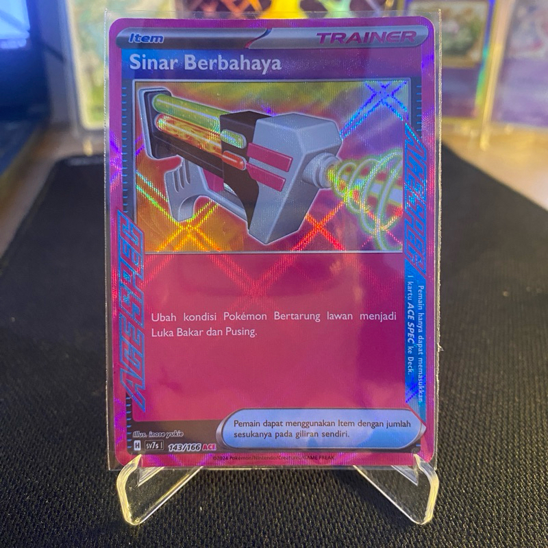 Sinar Berbahaya ACE 143/166 TCG Pokemon Indonesia