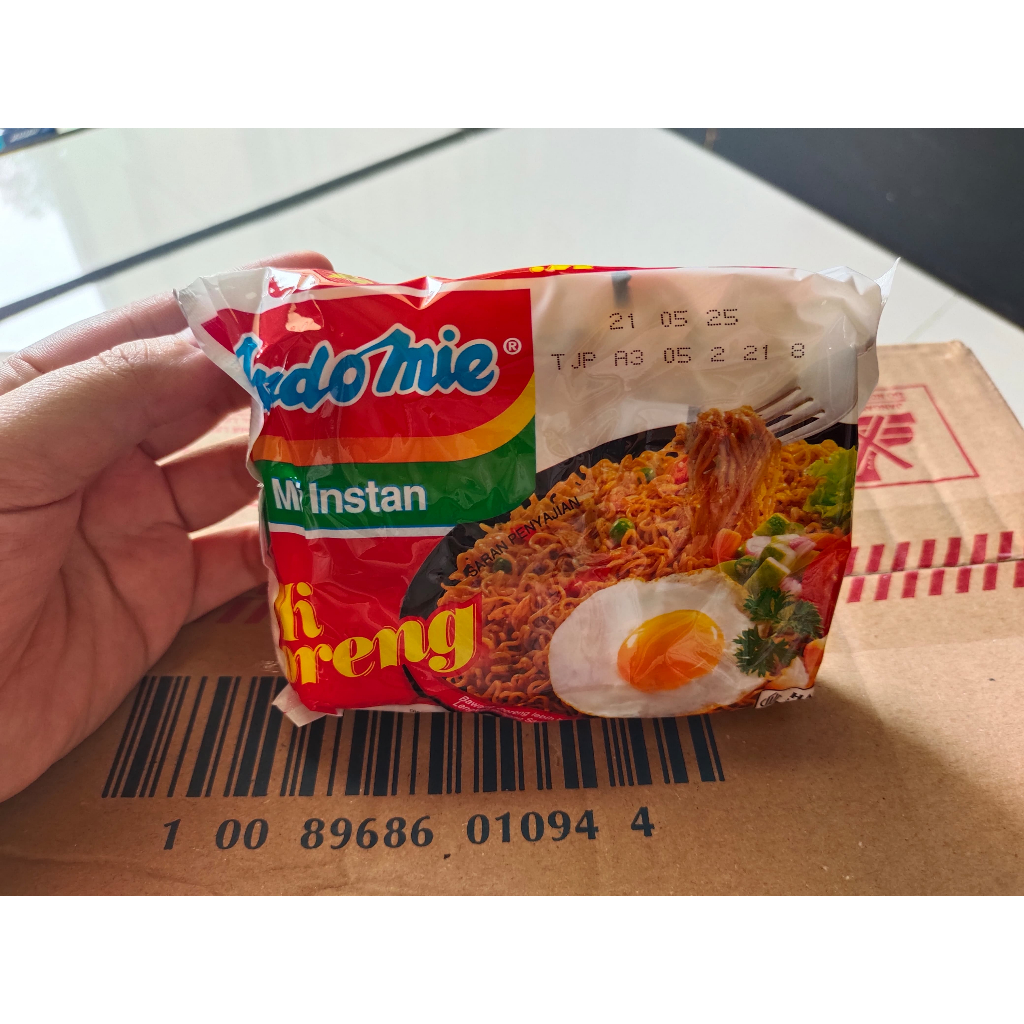 

INDOMIE GORENG MIE INSTAN /PCS (HARGA SATUAN)