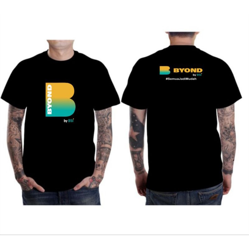 KAOS t-shirt kaos bank BSI byond  semujadimifah