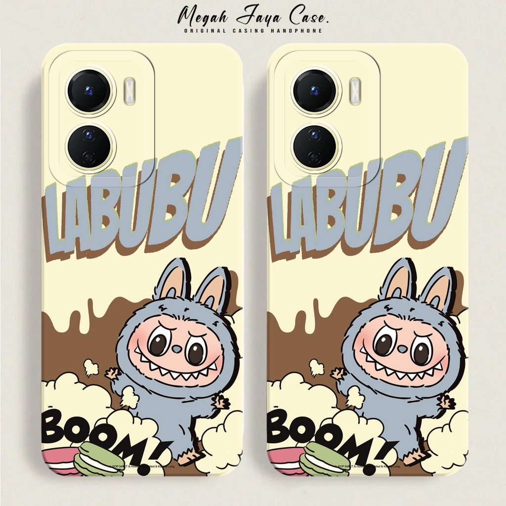 Case VIVO Y16 - Softcase Hp VIVO Y16 Motif labubu - Casing Hp VIVO Y16 - Softcase Pro Camera - Silik