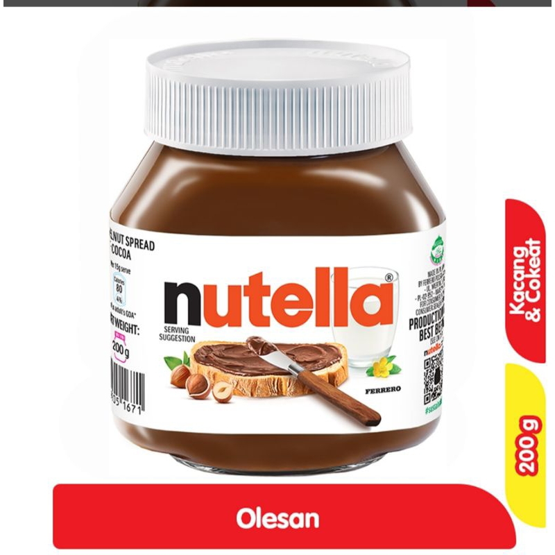 

nutella Hazelnut Cocoa Spread 200 g