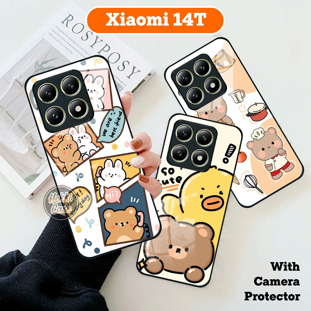 Case Xiaomi 14T - Softcase Glass Xiaomi 14T Terbaru - Casing Xiaomi 14T - Silikon Xiaomi 14T [286H]