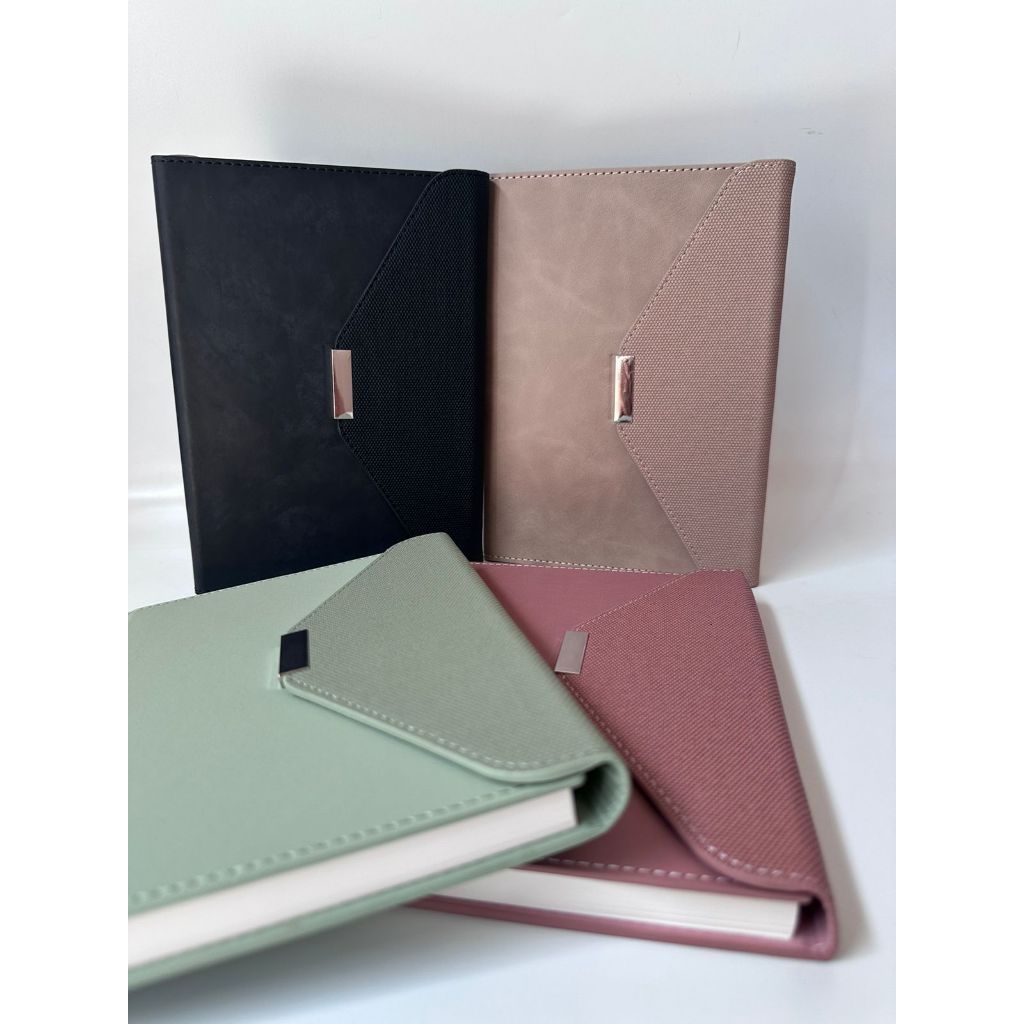 

Promo Buku Agenda Jurnal Garis A5 Notebook Diary Book Cover Bahan Kulit Klip Magnet Buku Catatan