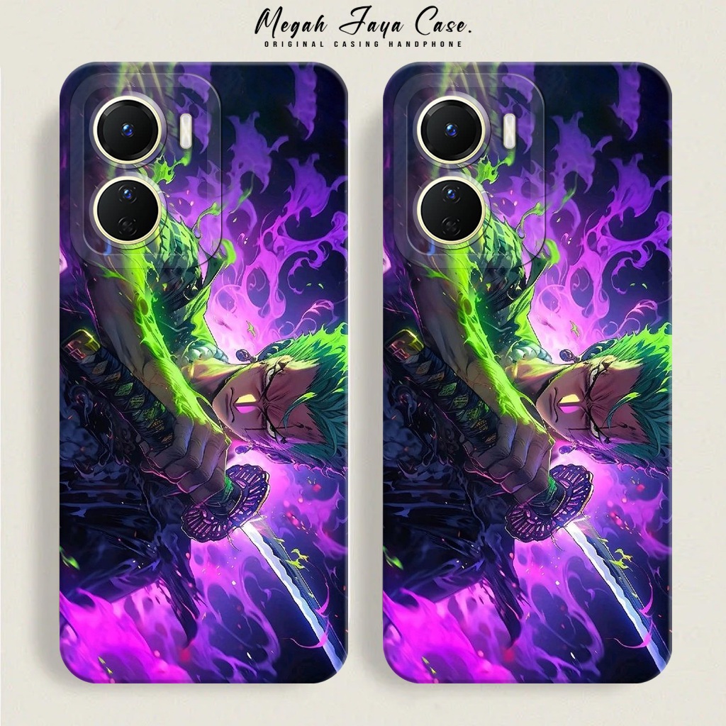 Case VIVO Y16 - Softcase Hp VIVO Y16 Motif Roronoa Zoro - Casing Hp VIVO Y16 - Softcase Pro Camera -