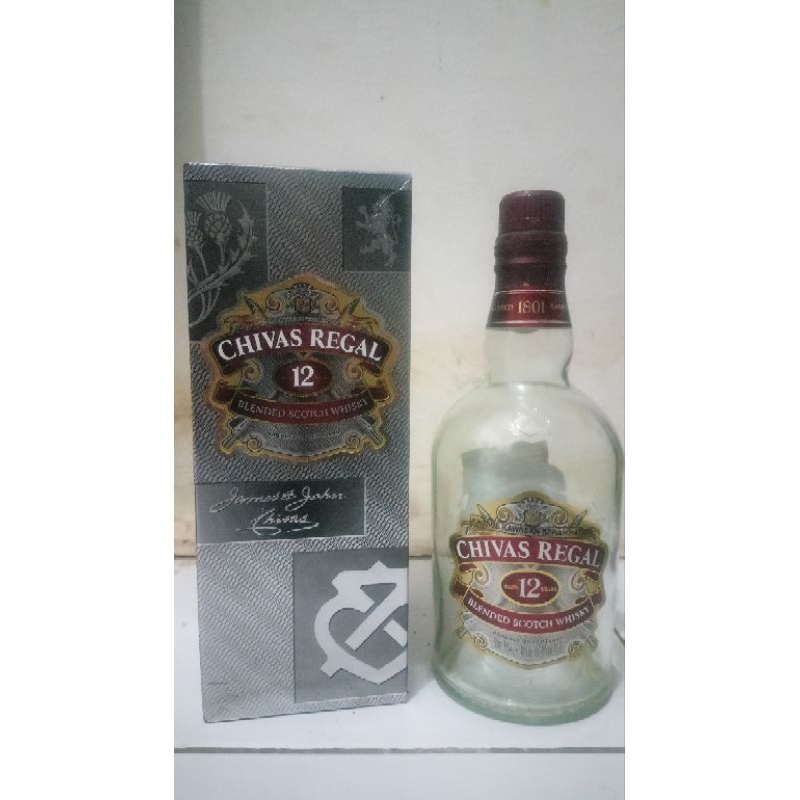 Jual Botol Bekas Chivas Regal 12 Y.O Blended Scotch Whisky - 750 ml