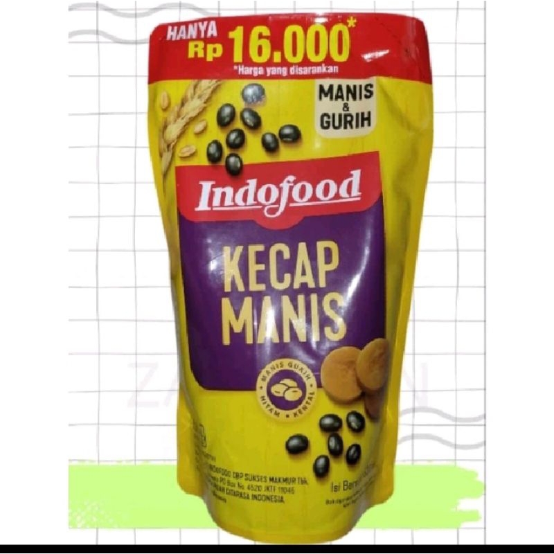 

kecap manis indofood refill 520ml