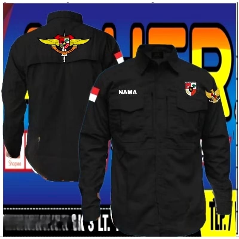 kemeja tactical pemuda pancasila baju tactical pemuda pancasila seragam tactical pemuda pancasila ke