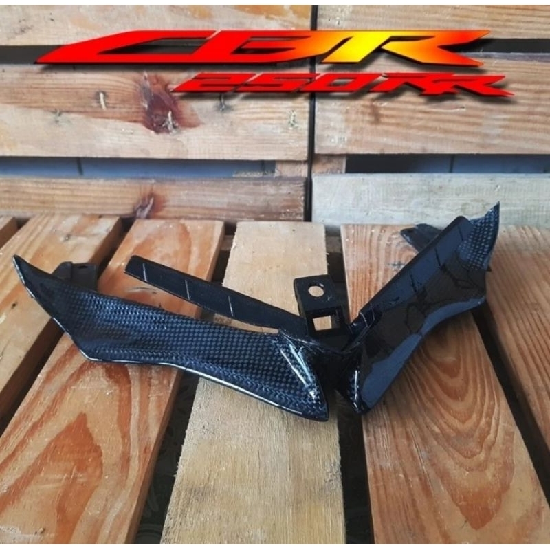 Kumis Upper Winglet Carbon Karbon kevlar asli cbr250rr replacement