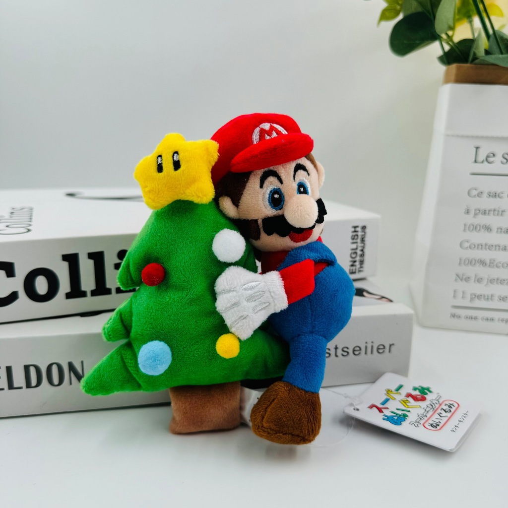 Boneka Mario Keychain Xmas 14cm Boneka Super Mario New Boneka Peter Rabbit 30cm High Quality