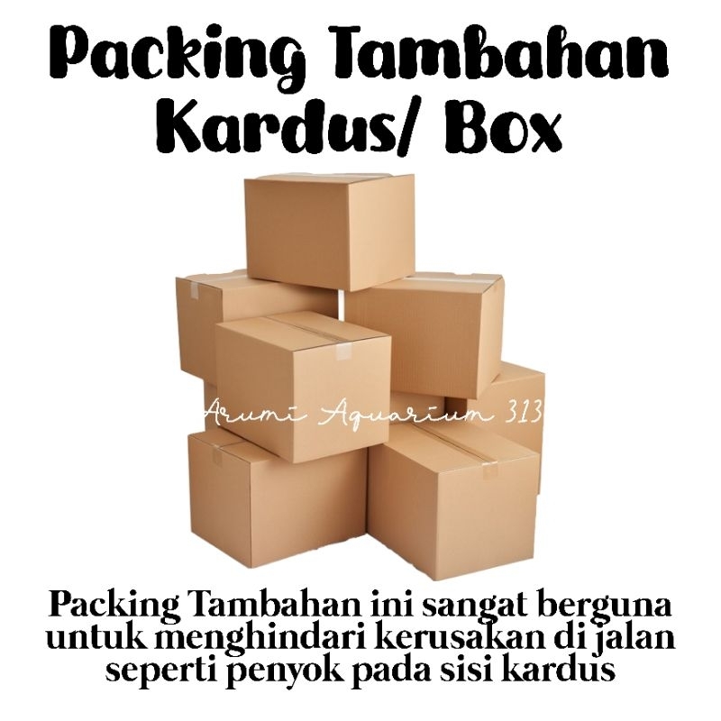 

Packing Tambahan Kardus/ Box dan Lakban