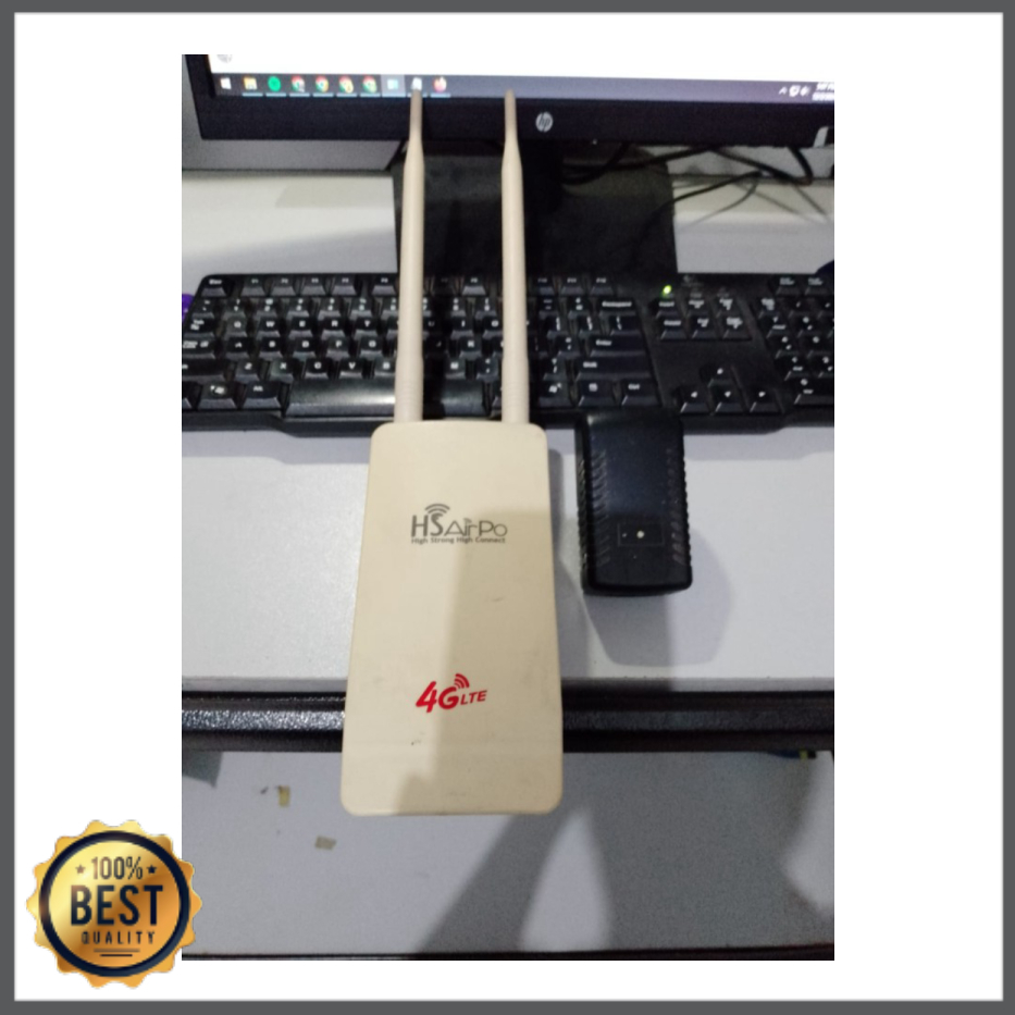Modem HS Airpo CPE 200 4G LTE 300Mbps Wireless 2.4 Ghz Outdoor Support All Operator GSM All Frequenc