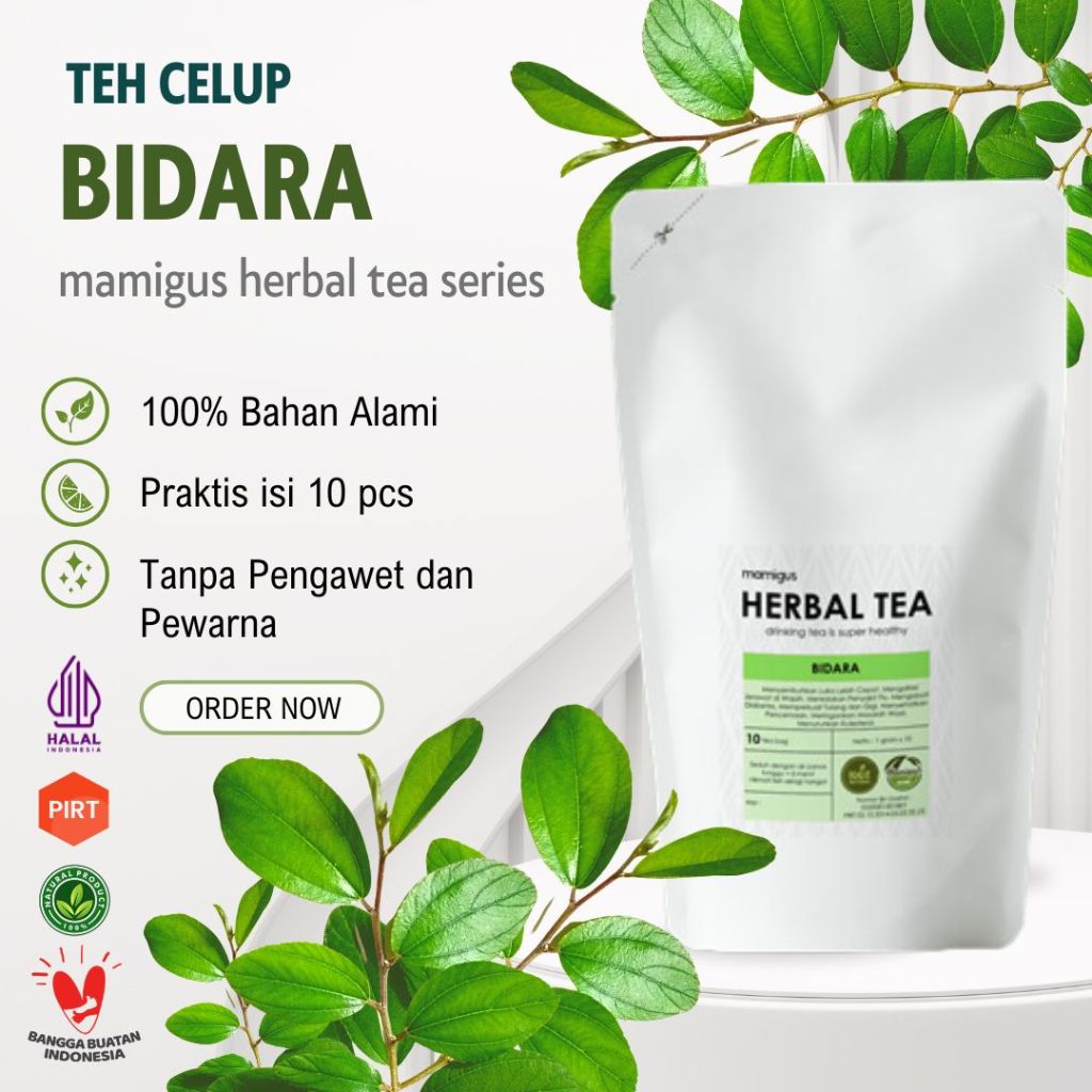 

TEH CELUP BIDARA / Teh Bidara / Bidara Leaf Tea / Teh Herbal Alami