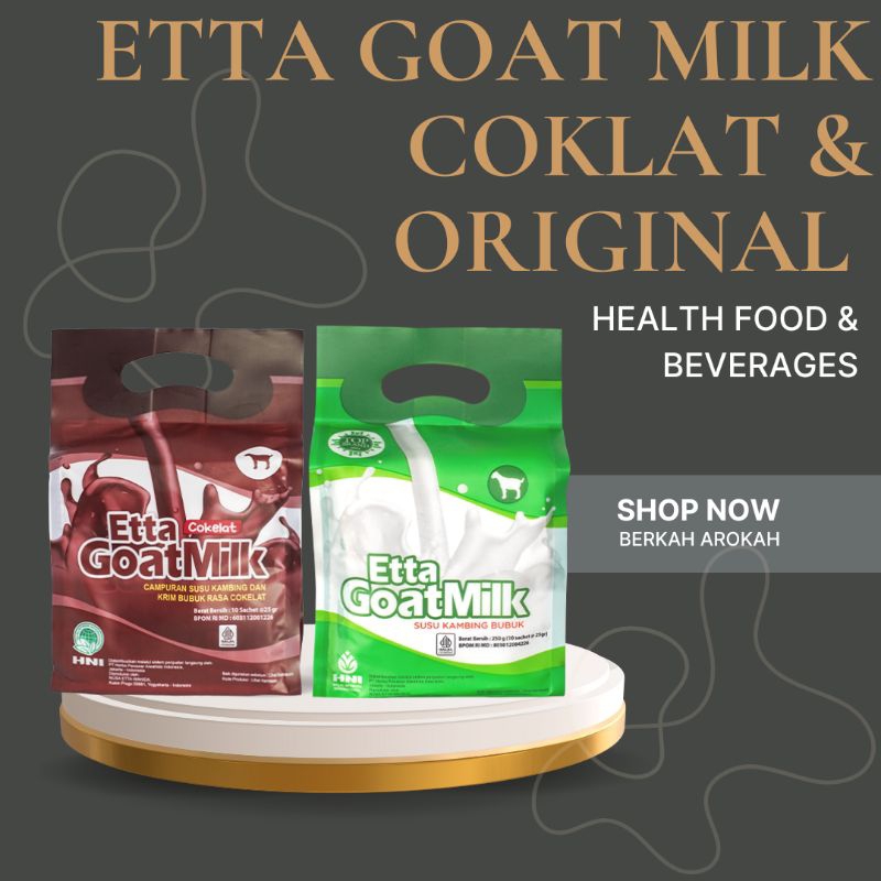 

Etta goat milk coklat & original ( bundling)