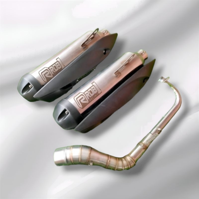 Knalpot rob1 fullsysteem aerox old new nmax new old vario 125 150 pcx adv mio beat scoopy xeon