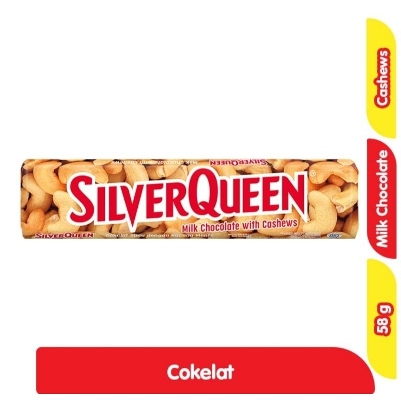 

SilverQueen Cokelat with Cashews 58g