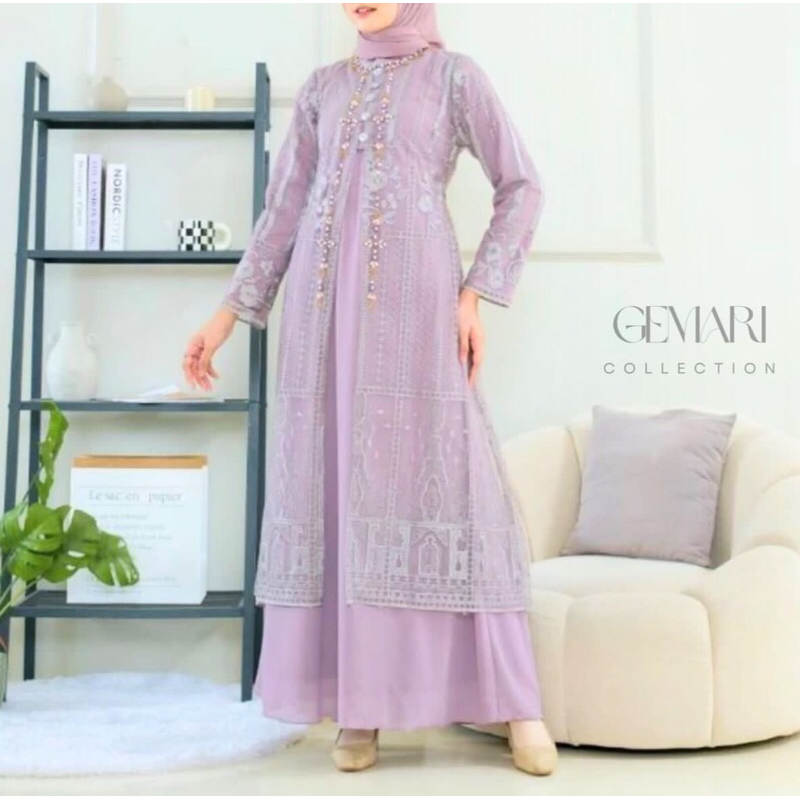 GAMIS KAMILA TULLE SAPTO CERUTI PREMIUM || GAMIS PESTA || GAMIS KONDANGAN || GAMIS LEBARAN || GAMIS 