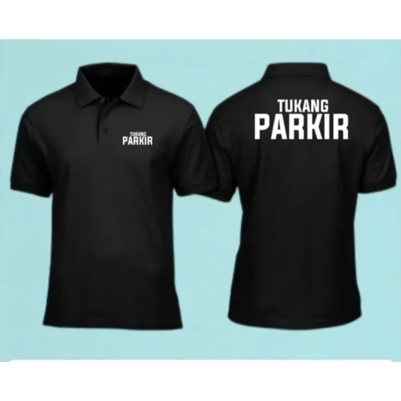 [COD] Kaos kerah JURU PARKIR / kaos seragam juru parkir