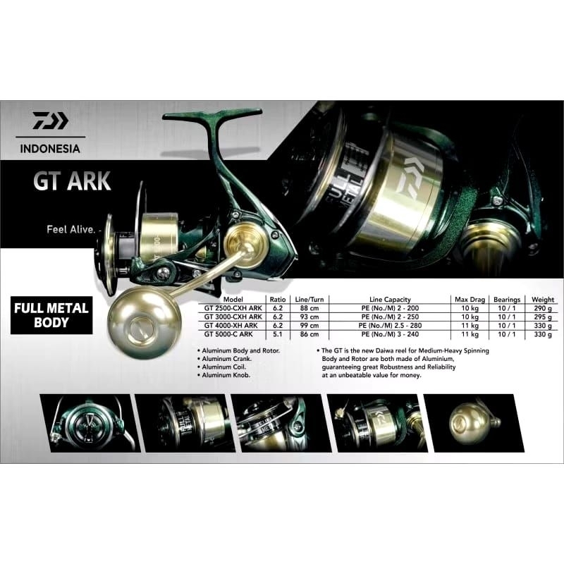 REEL DAIWA GT 5000-C ARK