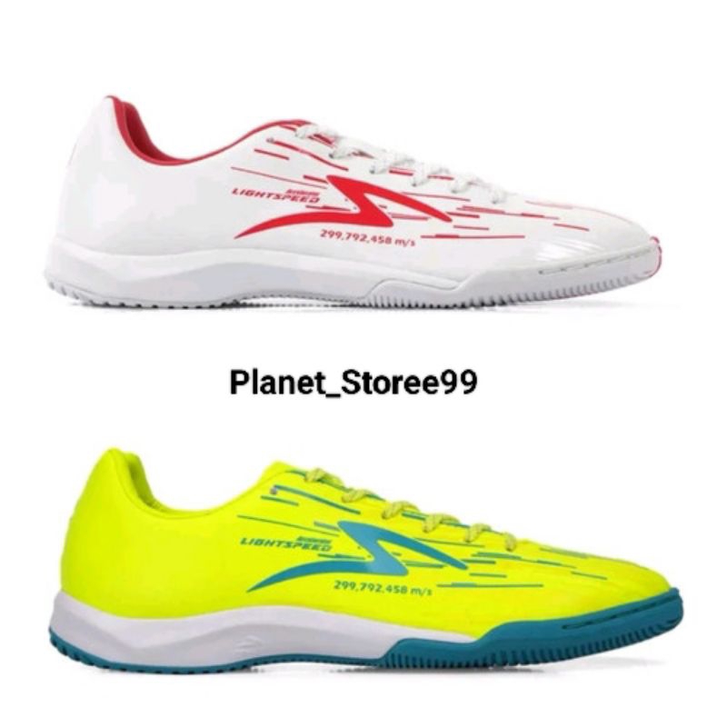 Sepatu Futsal Specs lightspeed White/Green/red