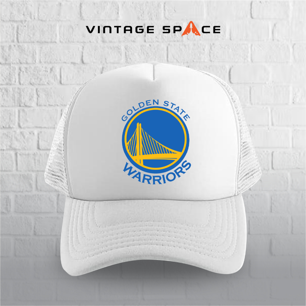 Topi basket untuk remaja dan dewasa/ topi GSW/ topi basket/topi trucker custom sablon