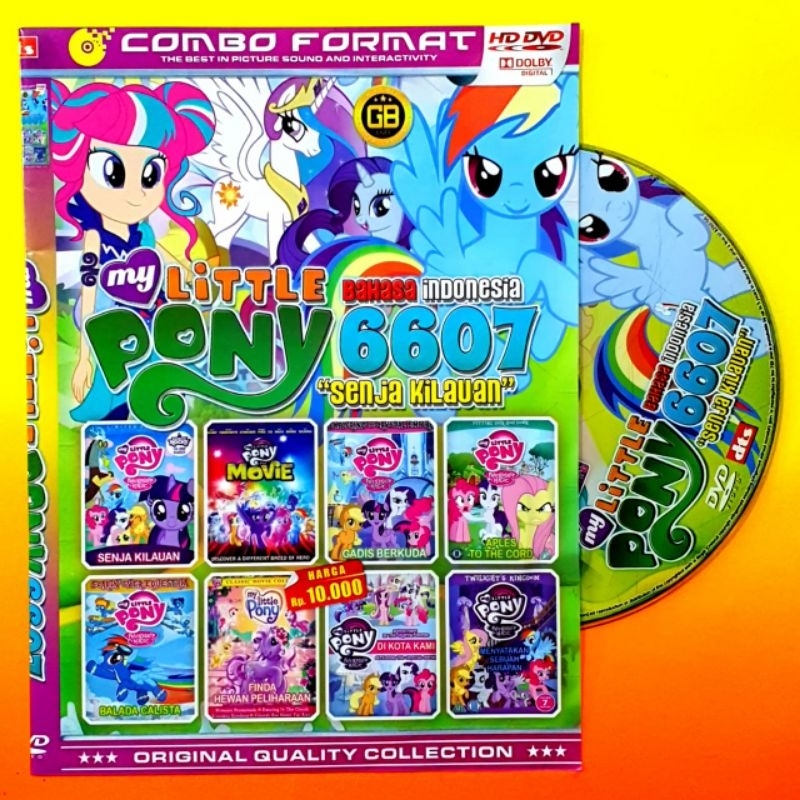 KASET FILM ANAK ANAK KARTUN MY LITTLE PONY TERBARU DUBBING BAHASA INDONESIA