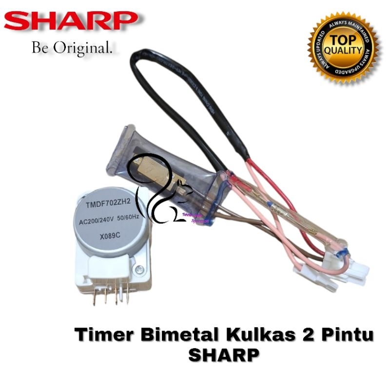 TIMER BIMETAL FUSE KULKAS 2 PINTU SHARP