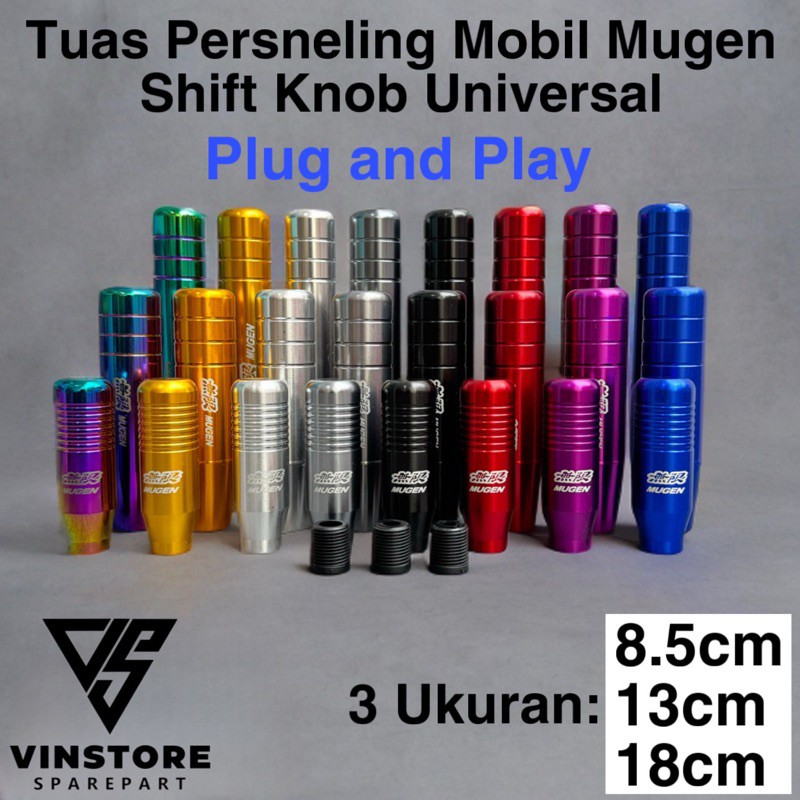 Shift Knob Mugen Universal Tuas Persneling Handle Mobil Gear Shift Perseneling Toyota Daihatsu Honda