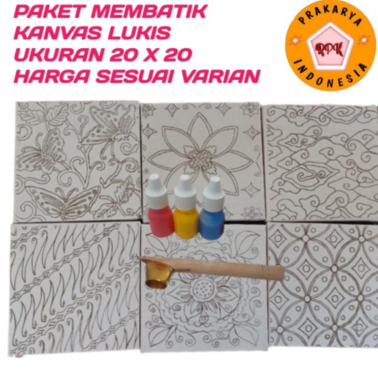 

Grosir Surprise Kanvas 2x2 paket batik