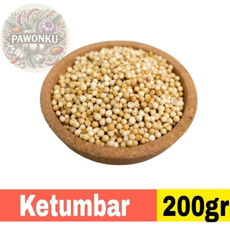 

Biji Ketumbar / Coriander Ekonomis 200gr