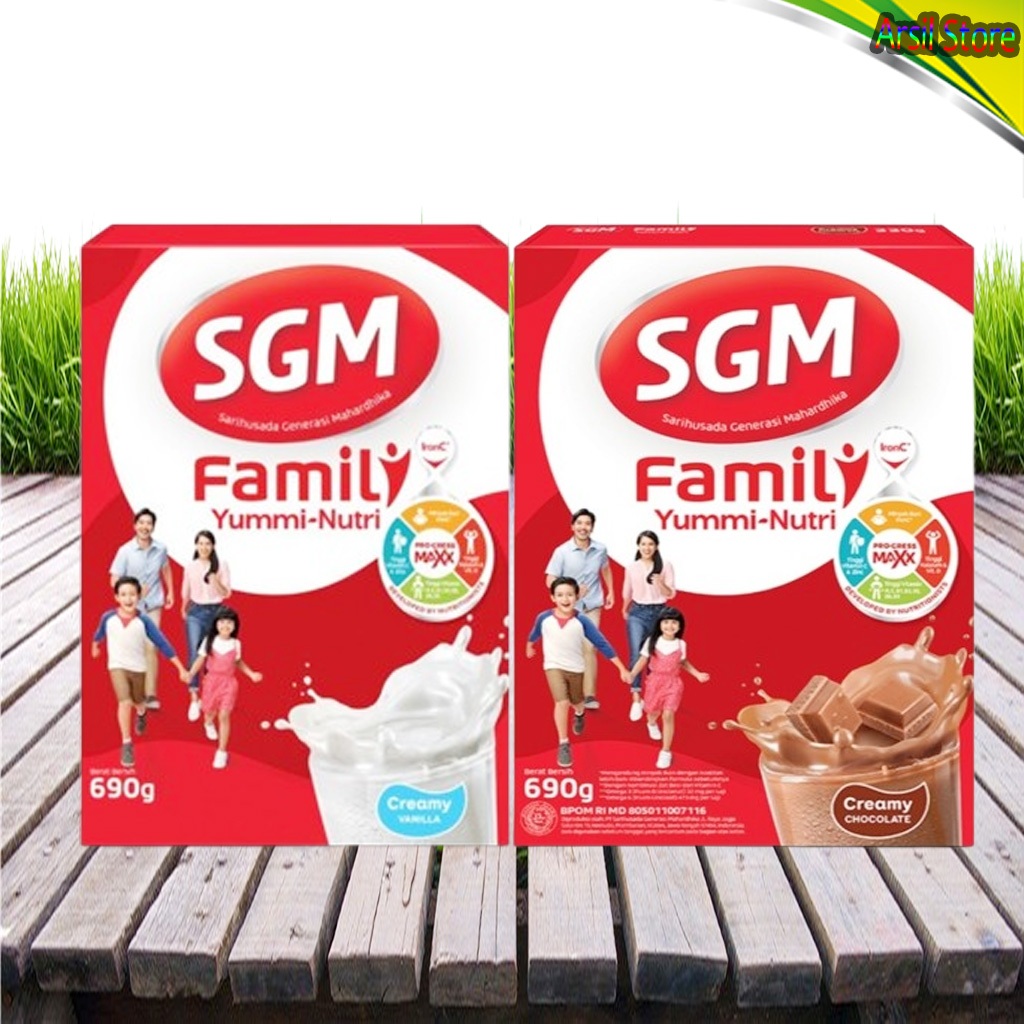 

SGM Family Yummi Nutri Creamy 690gr Vanila / coklat