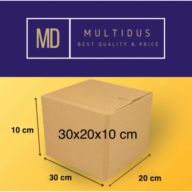

Kardus Packing 30x20x10 cm - Dus Packaging Kemasan Karton Box Murah Baru