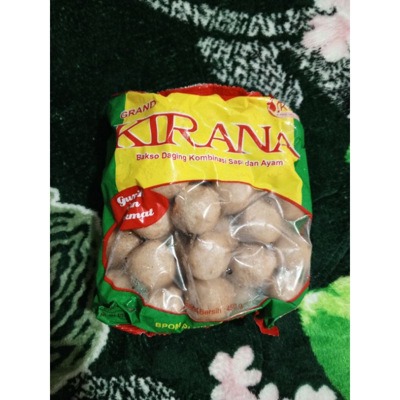 

Kirana Bakso Daging Sapi & Ayam isi 50 pcs kemasan 450 gram