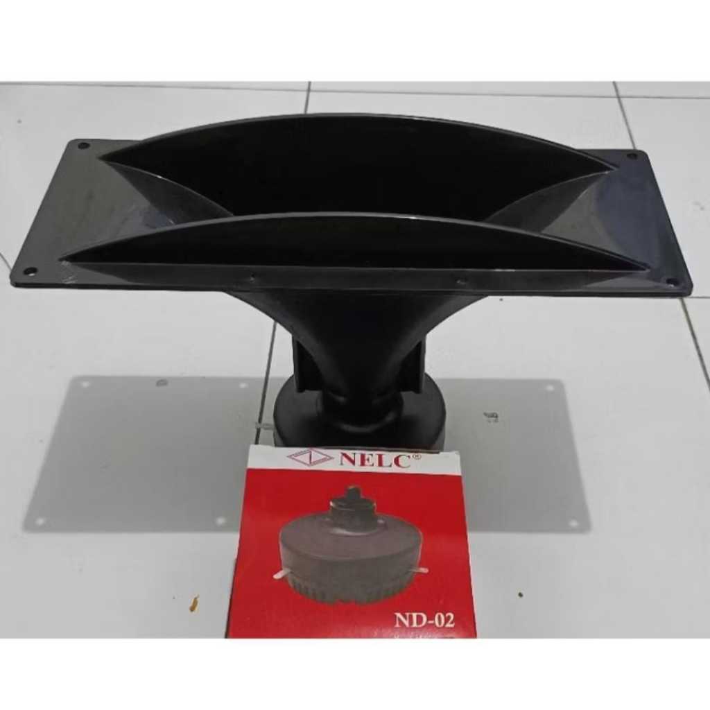 PAKET HORN/CORONG TWEETER U.K 12cm x 30cm PLASTIK + DRIVER NELC ND 02 PIEZZO