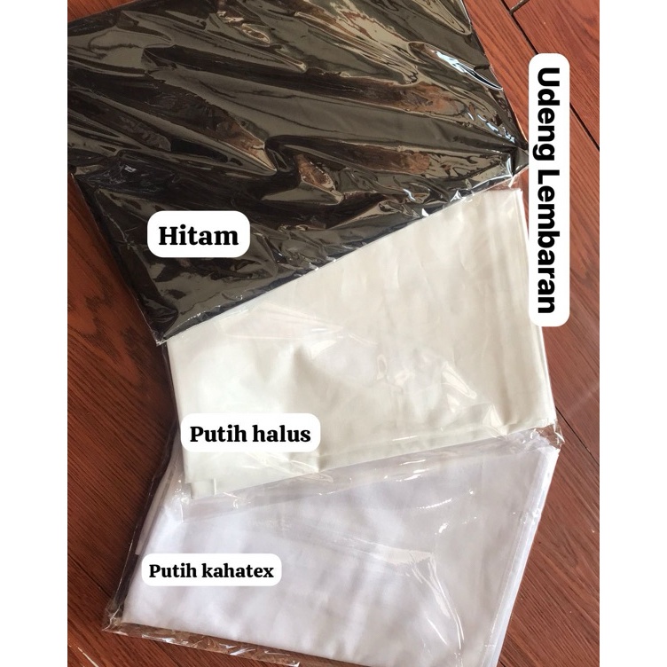 KODE Y17G  GA Gallery  Udeng Lembaran Segi Empat Utuh Putih  Hitam Halus