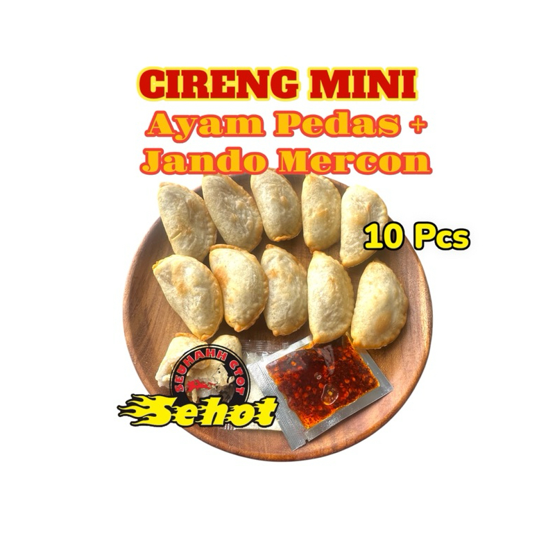 

[ Mix ] Cireng Mini Mix Ayam Suwir pedas dan Jando Pedas