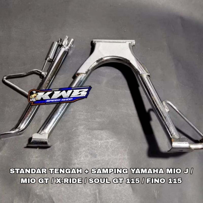 Standar tengah standar 2 jagrak tengah jagang tengah ring 14 yamaha mio j crom chrome