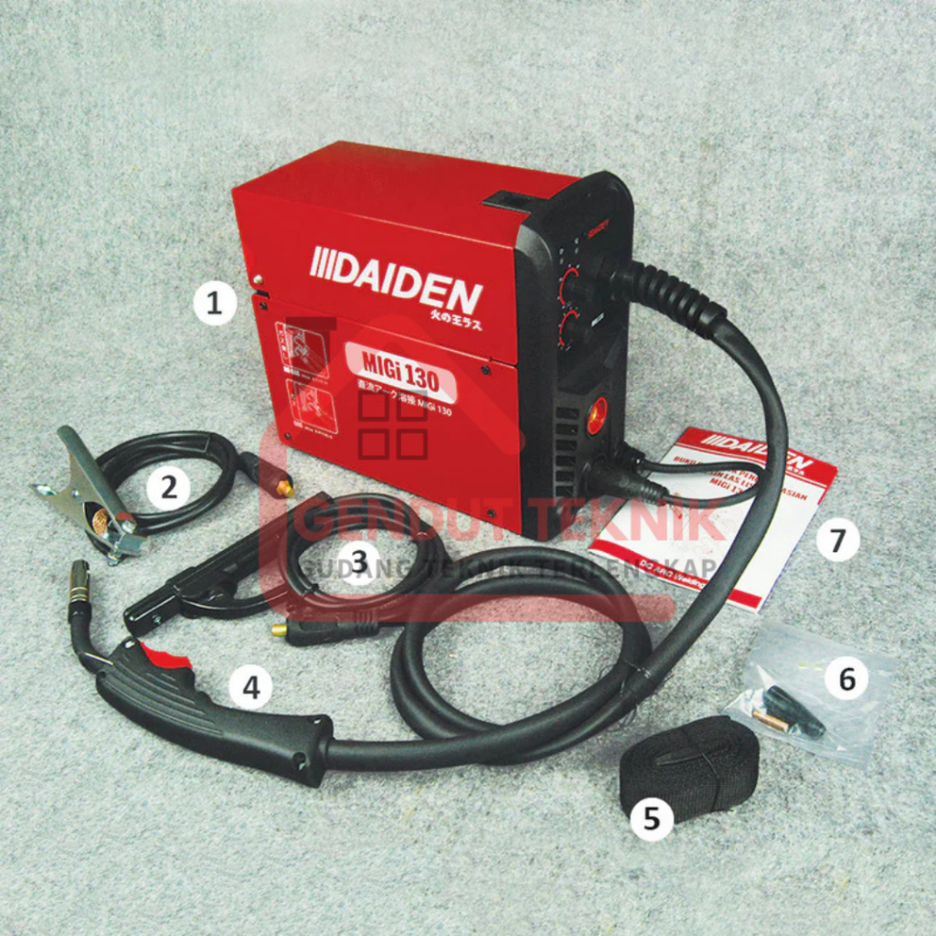 MESIN LAS DAIDEN MIGi 130 MESIN LAS CO DAIDEN MIG 130 TRAVO LAS INVERTER LAS CO2 MIGi 130 DAIDEN PAK