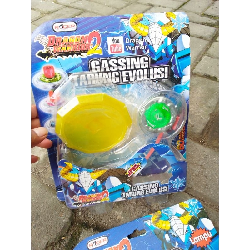 1 Pcs Mainan Gangsing Dragon Warrior
