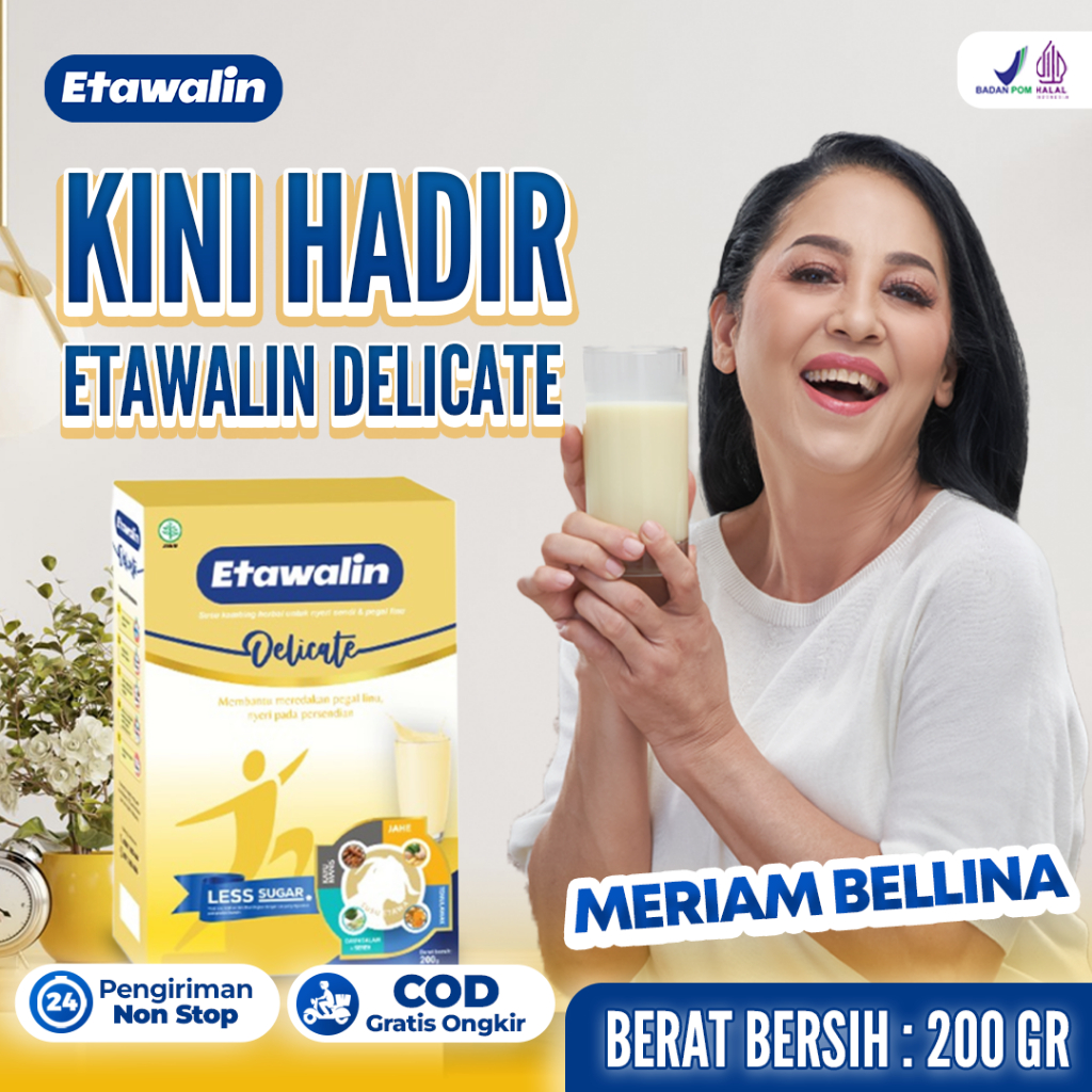 

Etawalin Delicate (Rendah Gula) - Etawalin Susu Kambing Etawa Original Solusi Asam Urat Nyeri Sendi Dan Tulang