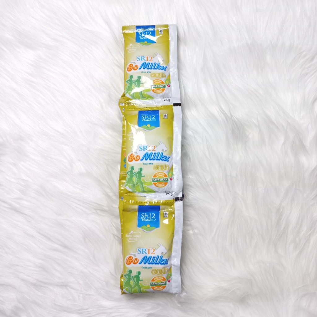 

Susu Kambing Etawa Go Milku Gold Sachet / Satu Renceng Isi 10 Sachet / Susu untuk Menjaga Kesehatan Tubuh / Susu untuk Menjaga Kesehatan Tulang