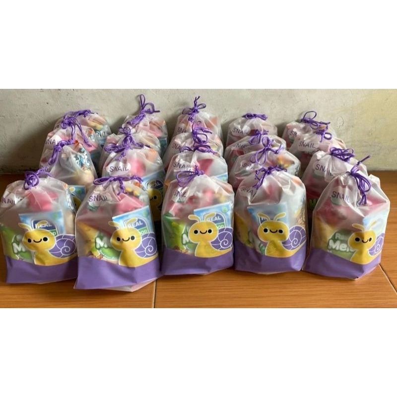 

Parsel Snack Ultah Anak Pouch (Bisa untuk hajatan lainnya)