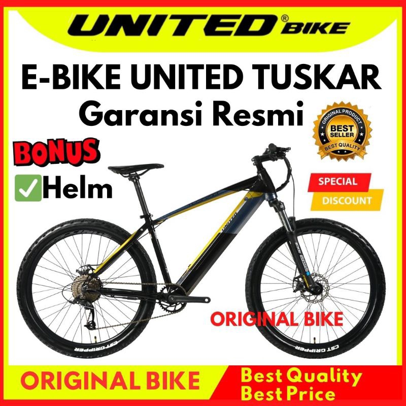 SEPEDA MTB 27.5 UNITED TUSKAR SEPEDA E-BIKE