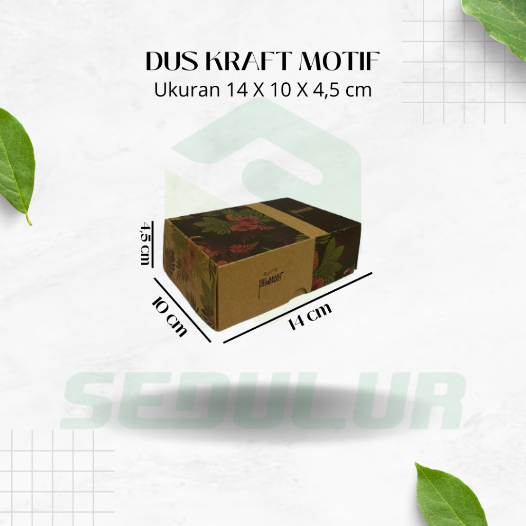 

DUS KRAFT (COKLAT) MOTIF UKURAN S2
