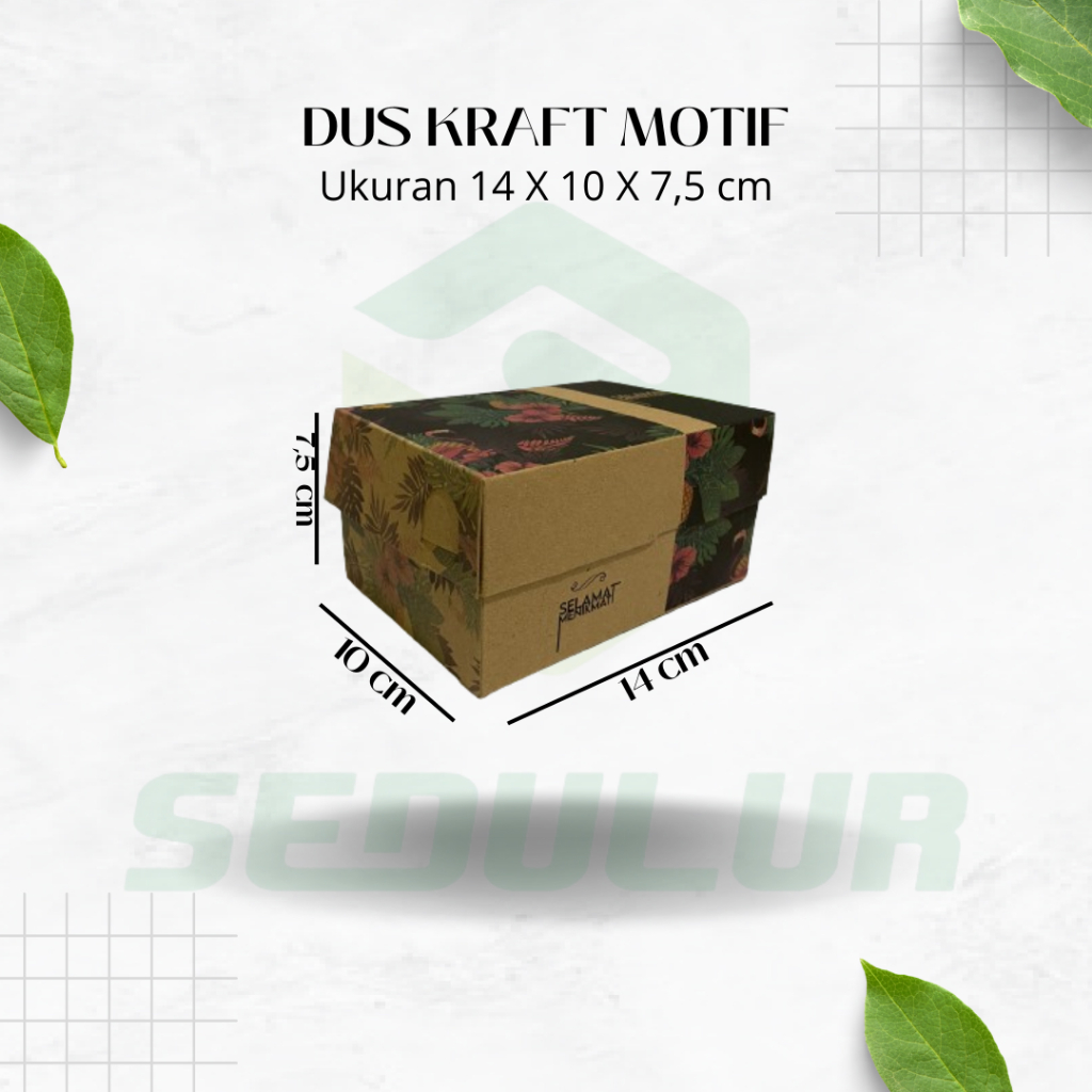 

DUS KRAFT (COKLAT) MOTIF UK 14
