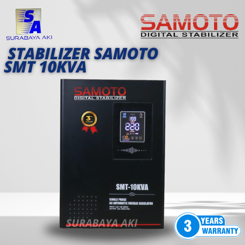 SAMOTO Stabilizer 10000VA Stavolt Single Phase Stavolt SMT10000VA Stabiliser AC Automatic Regulator