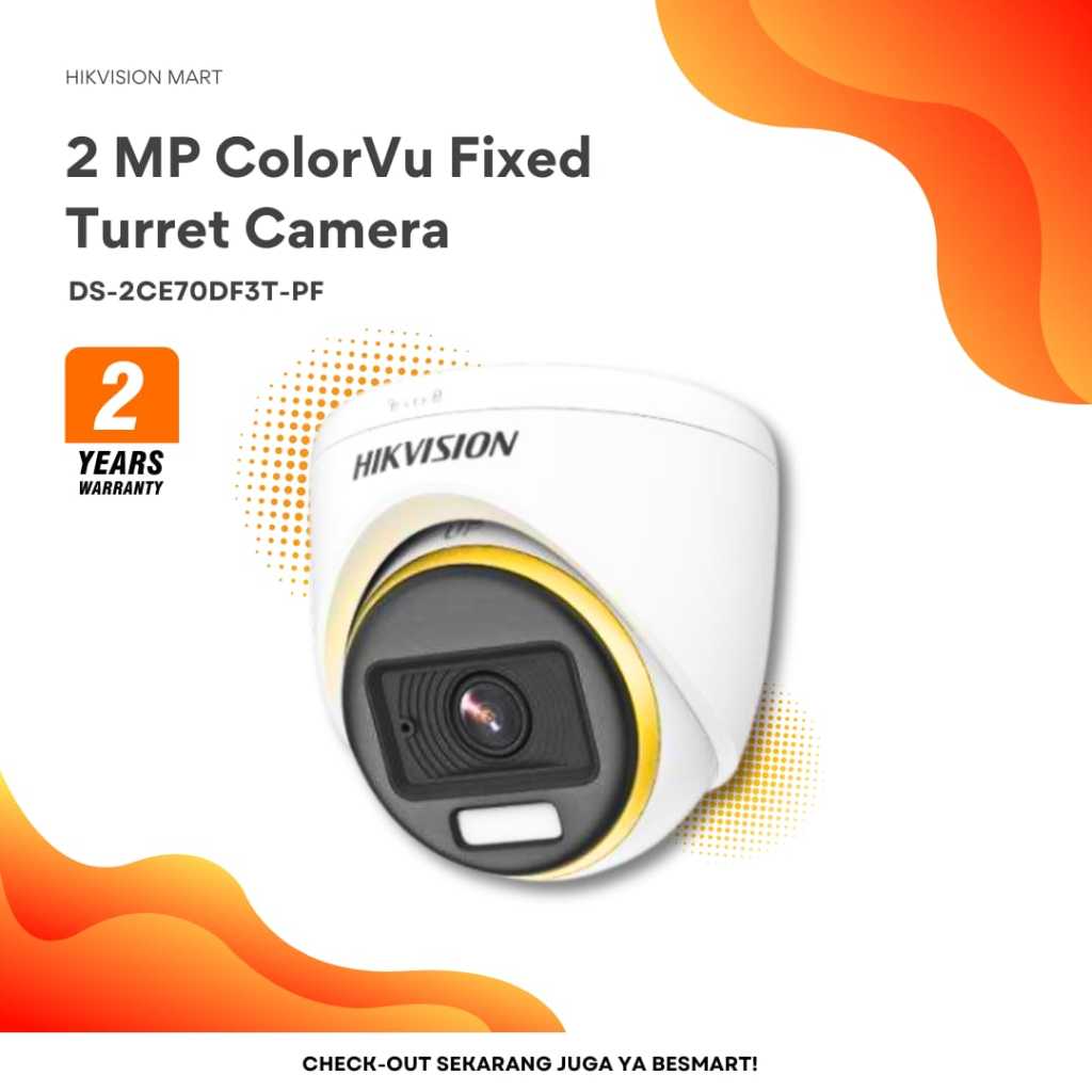 KAMERA HIKVISION 2MP INDOOR COLORVU